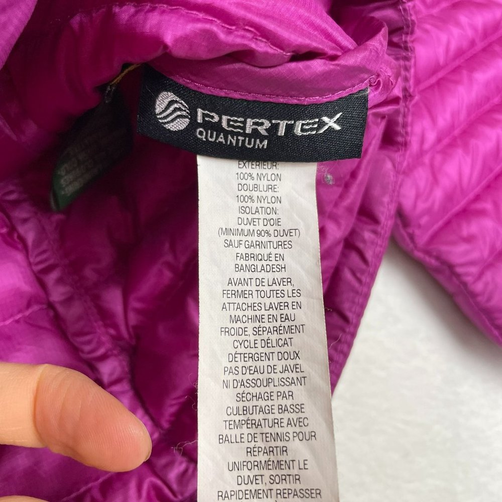 LL Bean Womens Ultralight Downtek Down Puffer Jacket Suze L Fuschia Stowaway - Picture 12 of 13